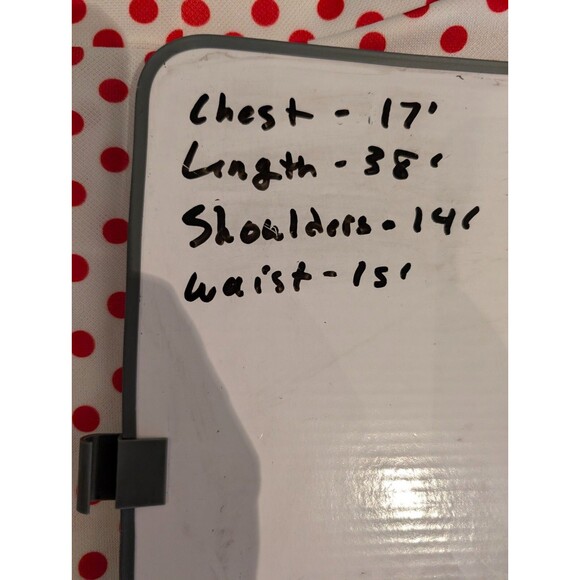 Vintage 70s Womens Red White Polka Dot Dress Tie Cinch Waist Sears - Picture 9 of 9